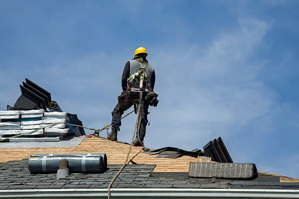 Professional Roof Replacement technician working in Madison, NJ